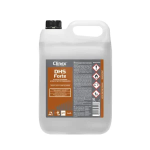 Clinex DHS Forte 5л – засіб для миття підлоги та видалення стійких забруднень від гуми