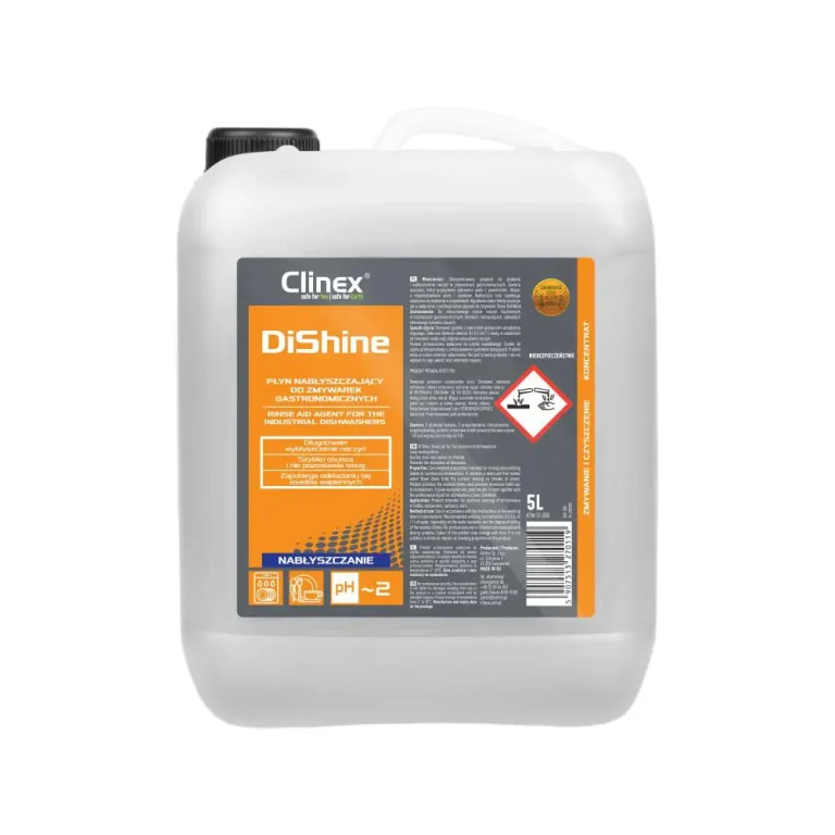 Clinex DiShine 5л – ополіскувач для посудомийних машин