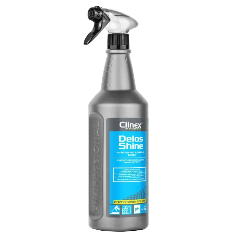 Clinex Delos Shine 1л – засіб для догляду за меблями