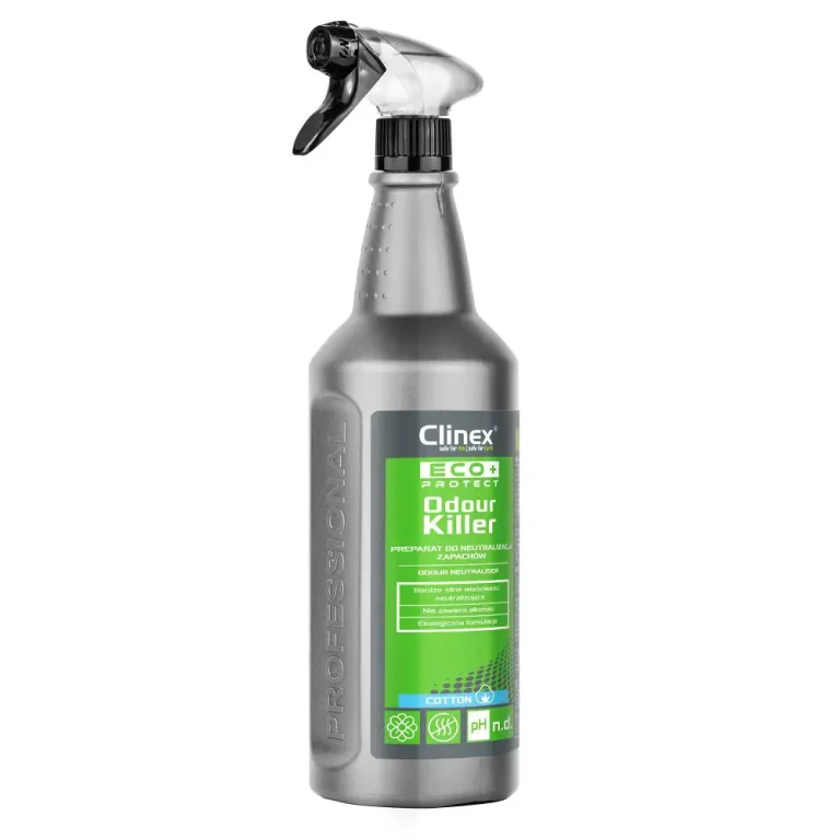 Clinex Eko+ Protect Odour Killer Cotton 1л – засіб для нейтралізації запахів без алергенів – котон
