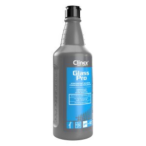 Clinex Glass Pro 1л – висококонцентрований засіб для миття скляних поверхонь