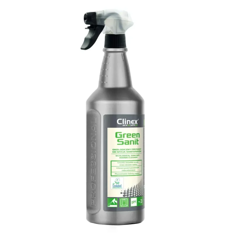 Clinex Green Sanit 1л – екологічний засіб для миття санітарних приміщень